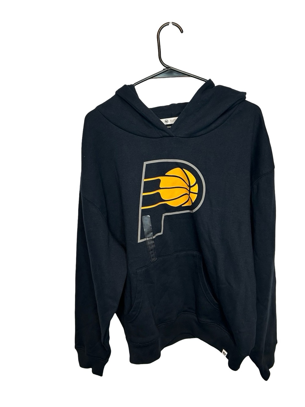 47 Womenโs Navy Crewneck Hoodie with Indiana Pacers Logo